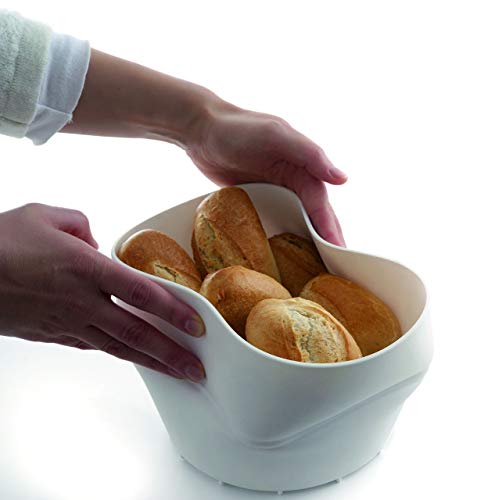 Silikomart | Lily 05 Multifunktionskorb aus Silikon, Farbe Weiß, Maße 200 x 200 mm h130 mm, Made in Italy Silikomart | Lily 05 Multifunktionskorb aus Silikon, Farbe Weiß, Maße 200 x 200 mm h130 mm, Made in Italy von silikomart