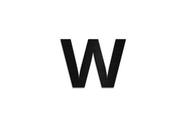 BeWooden Hölzerne Buchstaben an die Wand | 2 verschiedene Grössen | Farbe: schwarz | Wanddekoration von BeWooden