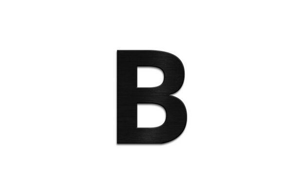BeWooden Hölzerne Buchstaben an die Wand | 2 verschiedene Grössen | Farbe: schwarz | Wanddekoration von BeWooden