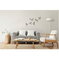 Flock Silhouette Wooden Wall Art - Handmade Bird Shadow Decor Sustainable Laser Modern Nature Hanging Bohemian Home Flock Silhouette Wooden Wall Art - Handmade Bird Shadow Decor Sustainable Laser Modern Nature Hanging Bohemian Home von BeWoodenCompany
