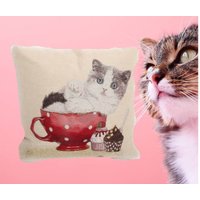 Wählen Sie Ihr Lieblingstier Und Die Farbe Der Rückseite Des Futters, Gobelin-Baumwolle von BeaCraftBoutique