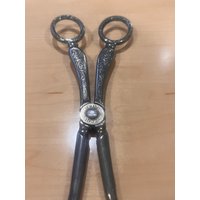 Vintage Servierzange - Hochzeit Unterhaltsam Versilberte Made in Italy Formelles Abendessen Dessert Oder Salat Zange von BeachBreezeBoutique