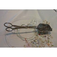 Vintage Servierzange - Hochzeit Unterhaltsam Versilberte Made in Italy Formelles Abendessen Dessertzange von BeachBreezeBoutique