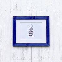 Blaue Bilderrahmen | Foto A2, A3, A4, A5, 5x5, 5x7, 6x6, 6x8, 8x10, 11x14 Handgefertigt in Großbritannien Hochwertiger Blaue Bilderrahmen | Foto A2, A3, A4, A5, 5x5, 5x7, 6x6, 6x8, 8x10, 11x14 Handgefertigt in Großbritannien Hochwertiger von BeachHouseFrames