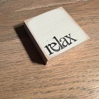 Holzschild "Relax'-Handgefertigtes Dekoschild Für Entspannung&gemütlichkeit-Nachhaltiges Dekoelement-Minimalistisch Design-Auszeit Nehmen Holzschild "Relax'-Handgefertigtes Dekoschild Für Entspannung&gemütlichkeit-Nachhaltiges Dekoelement-Minimalistisch Design-Auszeit Nehmen von Beachhouse70