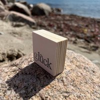 Mini Holzschild Mit Spruch - Glück Für Alle Lieben Textplatte Kleines Mitbringsel -Kleines Geschenk Von Herzen Glücksbringer von Beachhouse70