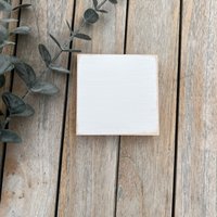 Personalisiertes Holzschild Mit Spruch 7x7 cm-Das Perfekte Kleine Geschenk -Holzbild -Spruchplatte-Nachhaltig Dekorieren-Kleines Mitbringsel von Beachhouse70