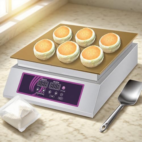 Beachtiful Waffeleisen Kommerzielle Toaster Waffeleisen Fluffy Souffle Gebäck Maschine Antihaftbeschichtung Waffeleisen Maschine in Küchen, Cafés und Restaurants A von Beachtiful