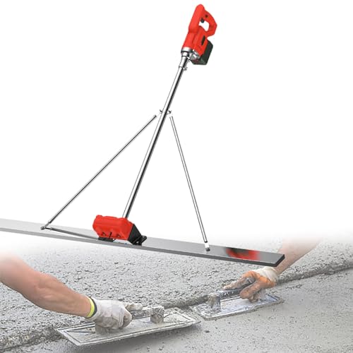 Elektrisches Estrich und Beton Finishing Vibrationswerkzeug, Kabelloser Betonrüttler, Oberflächen Glättmaschine mit 59-Zoll-Estrichmesser, 3000–6000 U/min, 2 Batterien Elektrisches Estrich und Beton Finishing Vibrationswerkzeug, Kabelloser Betonrüttler, Oberflächen Glättmaschine mit 59-Zoll-Estrichmesser, 3000–6000 U/min, 2 Batterien von Beachtiful