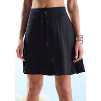 Beachtime Jerseyrock, knielang, Strandrock mit elastischem Smokeinsatz von Beachtime