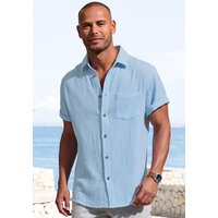 Beachtime Kurzarmhemd "Regular fit", Kurzarm, Freizeithemd aus Musselin-Ware von Beachtime