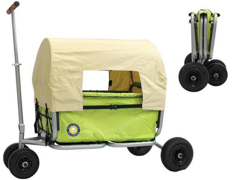 Beachtrekker Bollerwagen LiFe, faltbarer Bollerwagen inkl. Feststellbremse und Sonnenverdeck von Beachtrekker