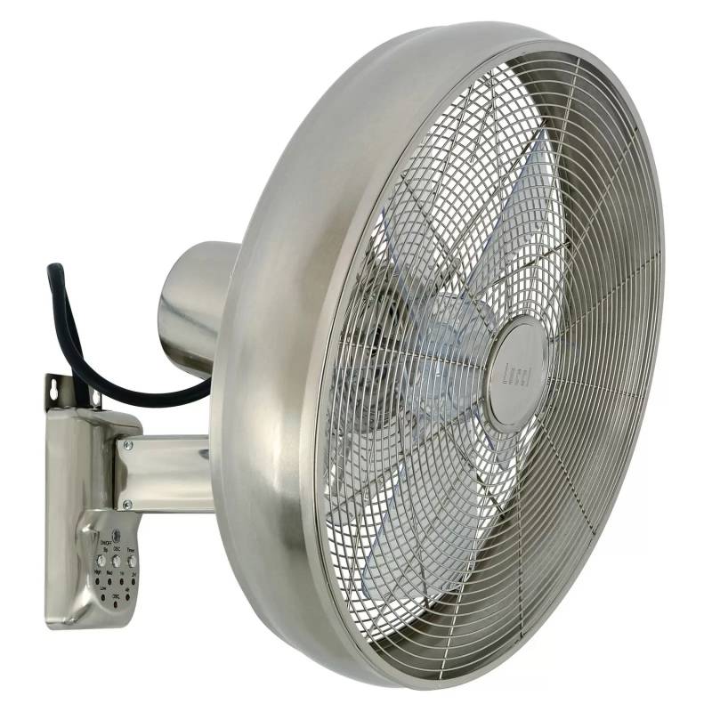 B-Ware Beacon Lighting Wandventilator Breeze Ventilator Lüfter ø 41cm Chrom Klar von Beacon Lighting