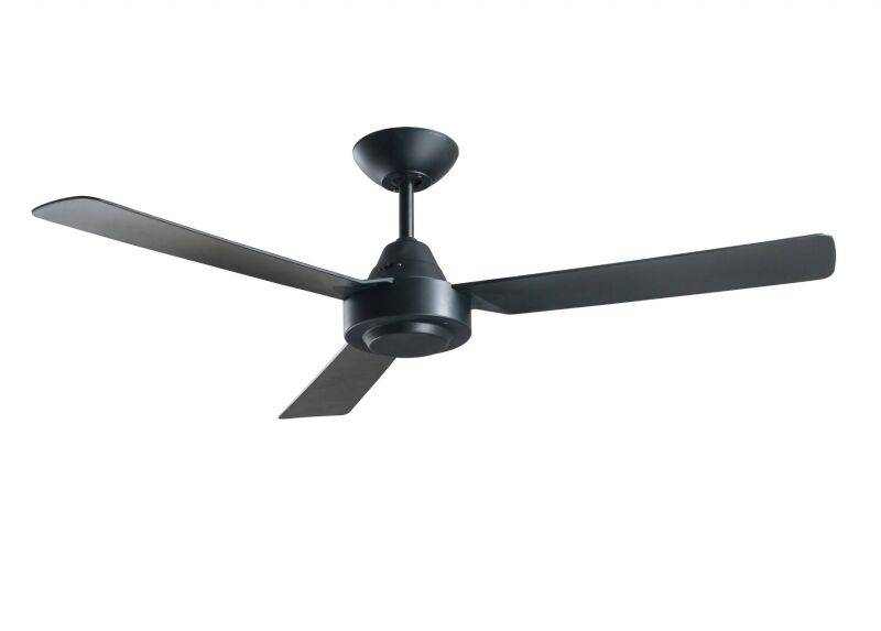 Bayside Calypso Deckenventilator Schwarz von Beacon Lighting