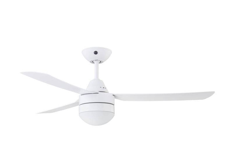 Bayside Megara Deckenventilator Weiß mit Beleuchtung von Beacon Lighting