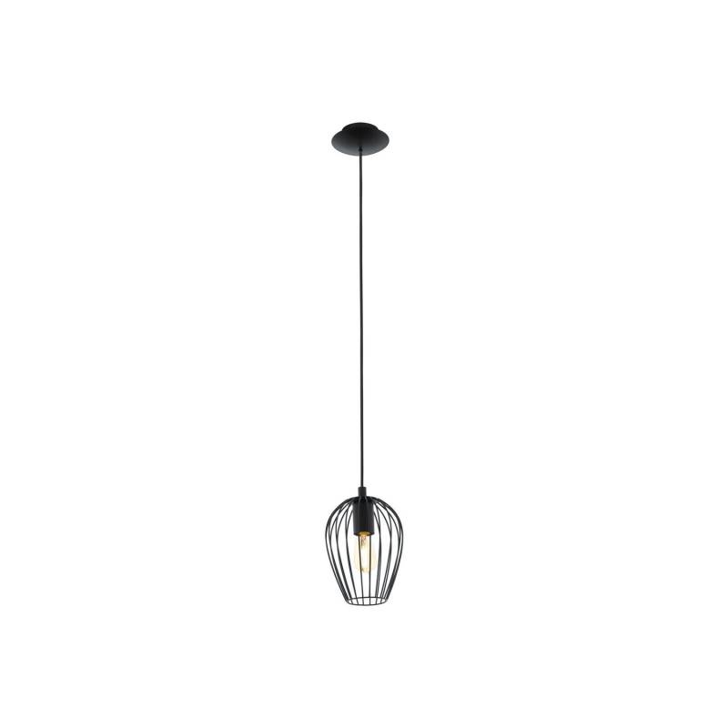 Beacon Hängeleuchte Pendellampe Callam Schwarz Metall Käfigschirm ø 16 Cm E27 B-Ware von Beacon Lighting