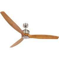 Beacon Lighting Airfusion Akmani Deckenventilator Chrom gebürstet, Flügel: Echtholz von Beacon Lighting