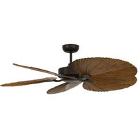 Beacon Lighting Airfusion Bali Deckenventilator Bronze matt, Flügel: Koa-Optik von Beacon Lighting