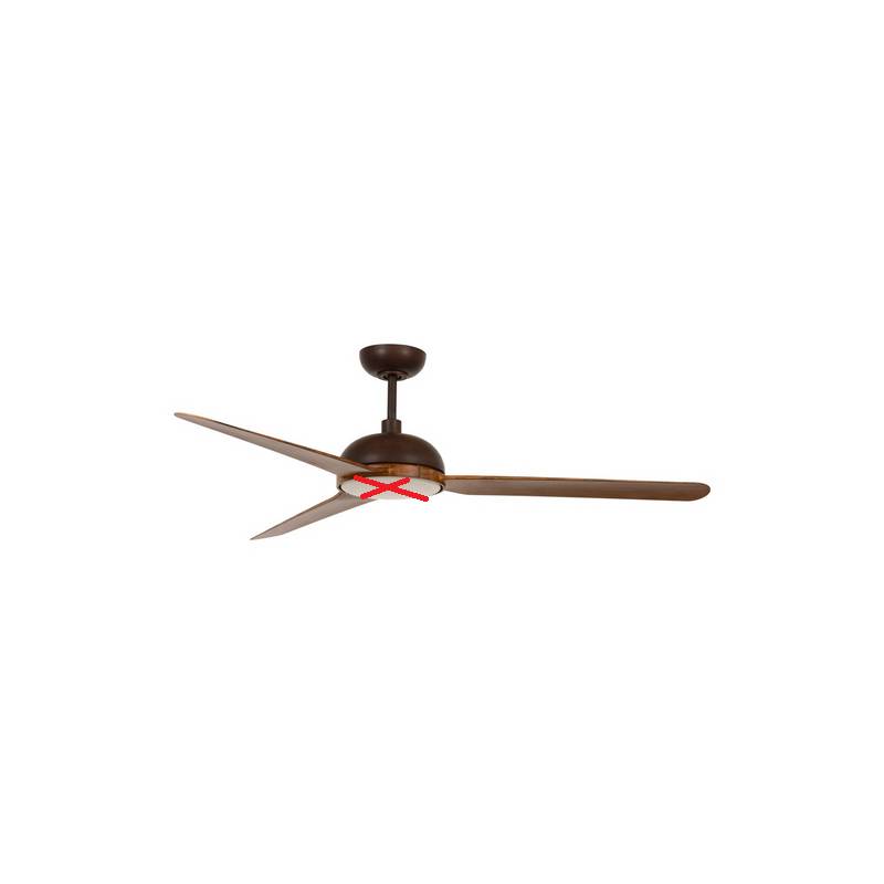 B-Ware Beacon Lighting Deckenventilator Mit Licht Unione Bronze Koa Leise Siehe Text von Beacon Lighting