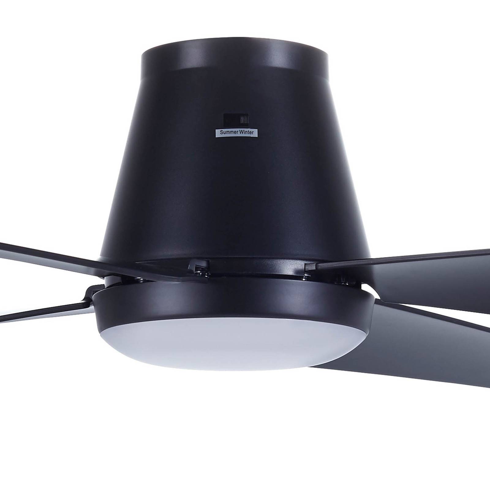 Beacon LED-Deckenventilator Aria CTC, schwarz, 122 cm, leise von Beacon Lighting