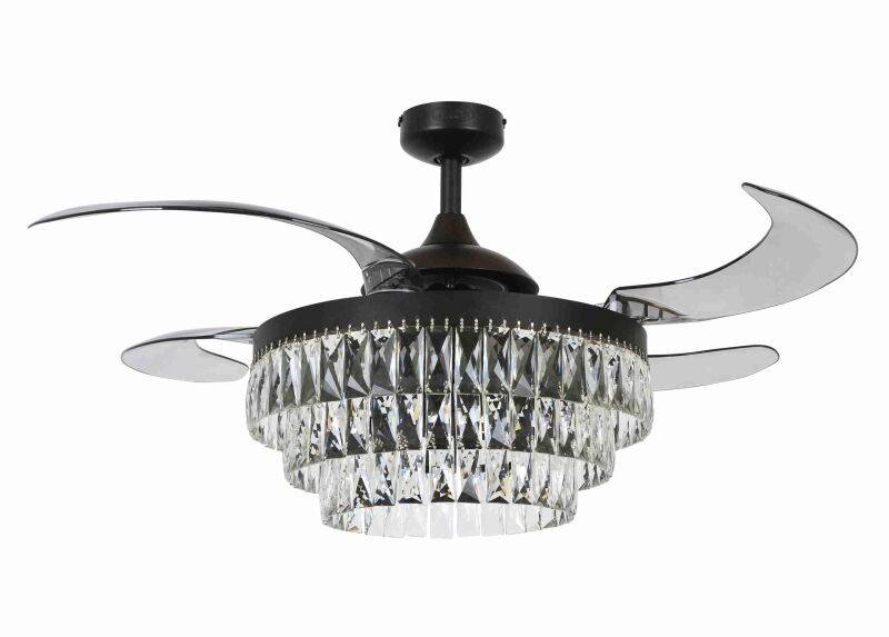 Deckenventilator Fanaway Veil Schwarz von Beacon Lighting