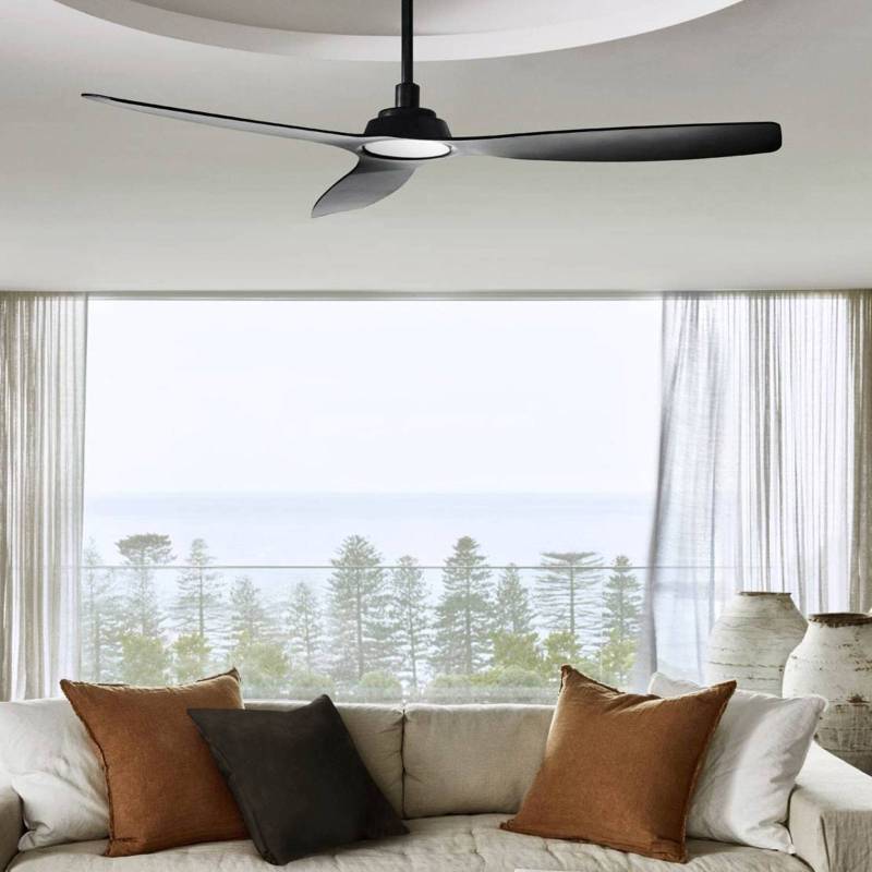 Beacon Deckenventilator Moto, schwarz, Ø 132 cm, leise von Beacon Lighting