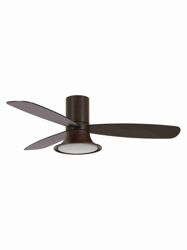 Lucci Air Deckenventilator Flusso ORB/Dark Koa mit LED Beleuchtung von Beacon Lighting