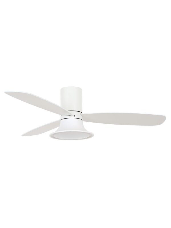 Lucci Air Deckenventilator Flusso Weiß mit LED Beleuchtung von Beacon Lighting