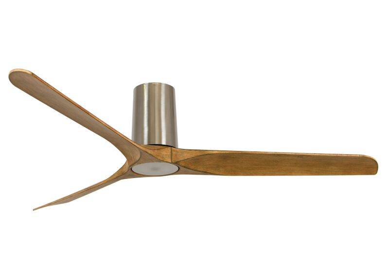 Lucci Air Deckenventilator Londo Chrom gebürstet/Teak von Beacon Lighting