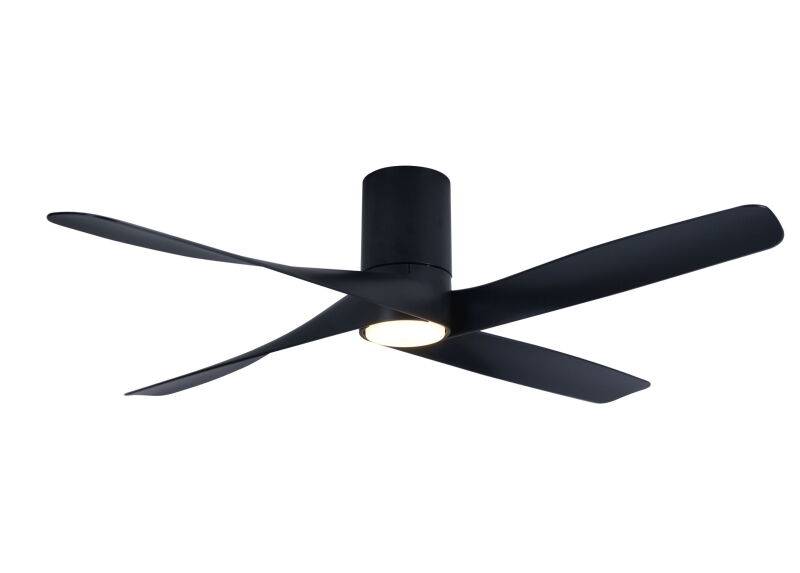 Lucci Air Deckenventilator Riviera Schwarz mit LED Beleuchtung von Beacon Lighting