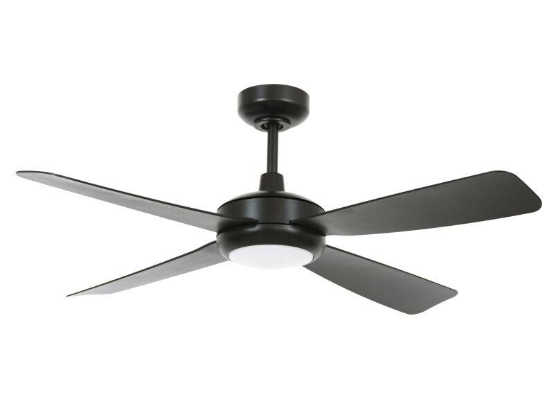 Lucci Air Deckenventilator Slipstream Schwarz mit LED Beleuchtung von Beacon Lighting