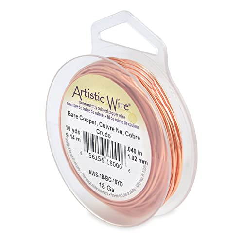 Beadalon Artistic Wire Kupferdraht, 18 Gauge, 9,14 m von Beadalon