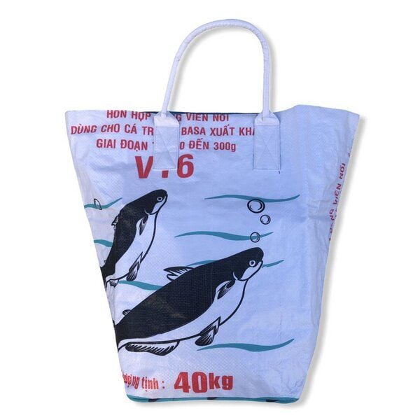 Beadbags Kleine Universaltasche / Wäschesack aus recycelten Reissack Ri9.2 von Beadbags