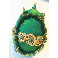 Original Hand Perlen Handmade Bruchsicher Grün Ornament Geschenk Original Hand Perlen Handmade Bruchsicher Grün Ornament Geschenk von BeadedMemoriesByPam