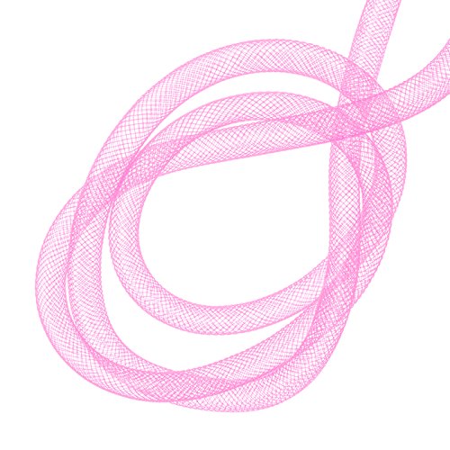 Nylon Mesh Tubing für Schmuck Crafts Pink 8 mm 3 Meter von Beads Jar