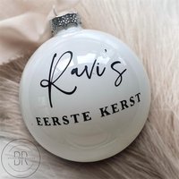 Weihnachtskugel Mit Namen | Zur Geburt Weihnachtsschmuck Personalisiert Erstes Weihnachten Weihnachtskugel Mit Namen | Zur Geburt Weihnachtsschmuck Personalisiert Erstes Weihnachten von BeadsAndRivets