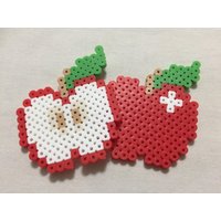 Niedliche Apfel-Küchen-Kühlschrank-Magnete - Geschenke Für Lehrer, Jugendliche, Frauen, Männer Essens-Magnete Obst Und Gemüse-Gesunde Ernährung von BeadsByEmily2015