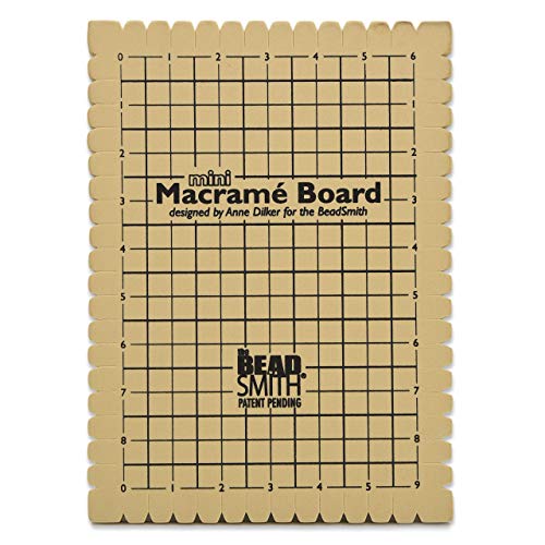 Beadsmith Mini Macrame Project Board-17,9 x 25,4 cm von The Beadsmith