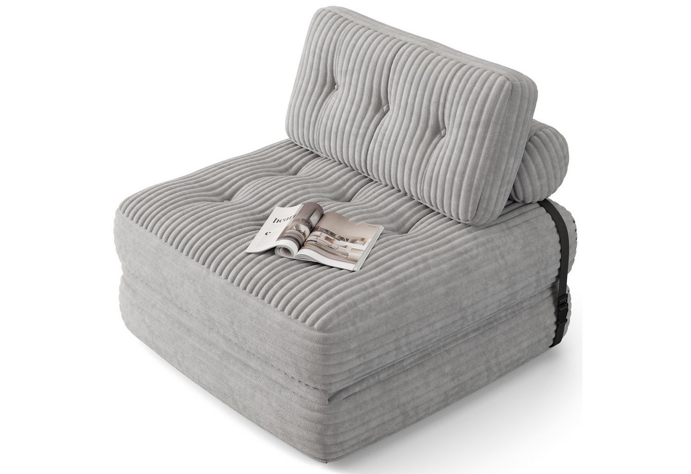 Bealife 1,5-Sitzer Klappbares Sofa, Relaxsessel Indoor-Lazy von Bealife