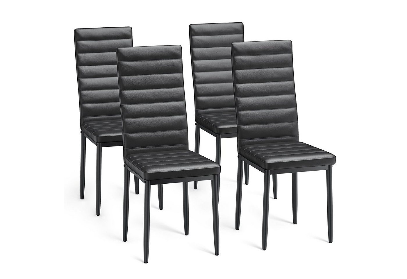 Bealife Esszimmerstuhl 4er-Set, Stuhl Esszimmer,Küchenstuhl mit hoher Rückenlehne (4-er Set) von Bealife