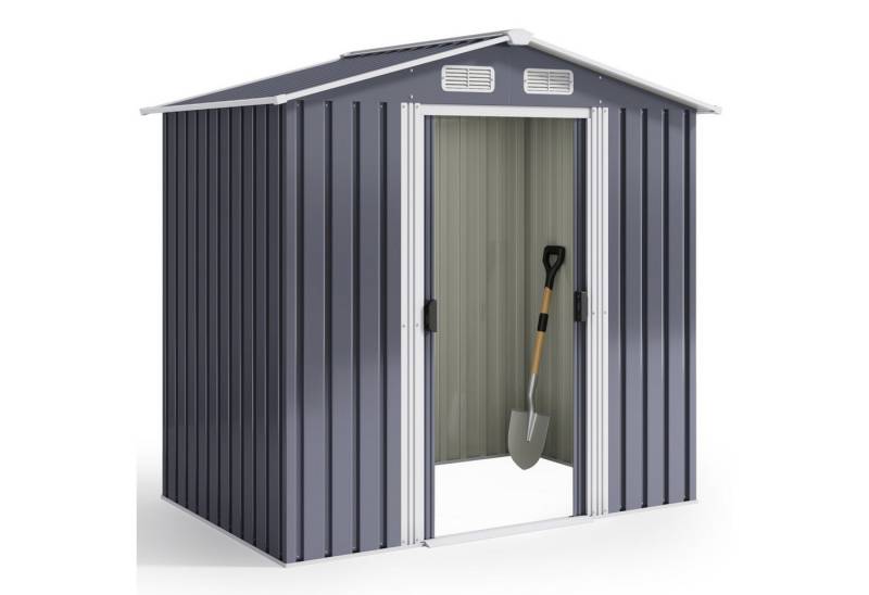 Bealife Gartenhaus Robuster Metall-Gartengeräteschuppen 196*131*187 CM Bealife Gartenhaus Robuster Metall-Gartengeräteschuppen 196*131*187 CM von Bealife