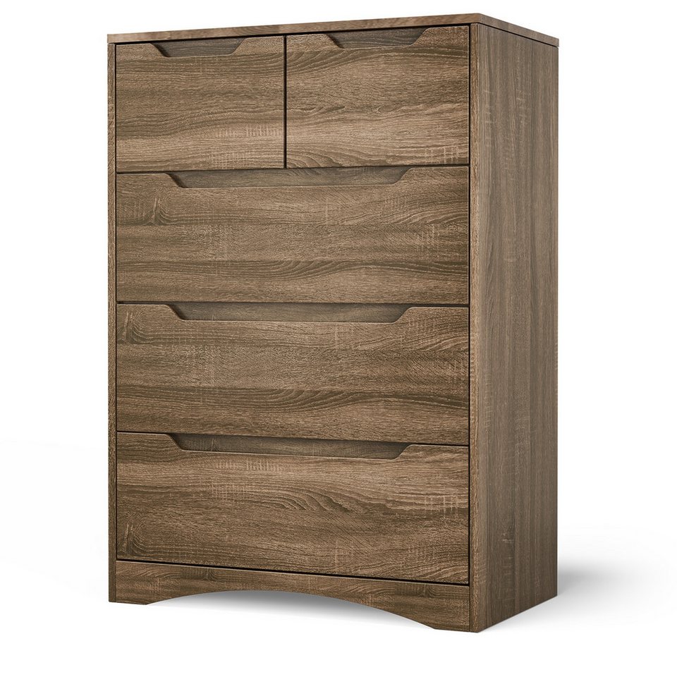 Bealife Kommode weiß, Kommode mit Schubladen, Schrank mit Schubladen, für Wohnzimmer von Bealife