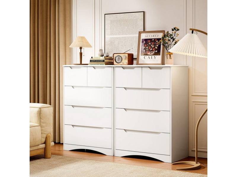 Bealife Kommode weiß, Kommode mit Schubladen, Schrank mit Schubladen, für Wohnzimmer Bealife Kommode weiß, Kommode mit Schubladen, Schrank mit Schubladen, für Wohnzimmer von Bealife