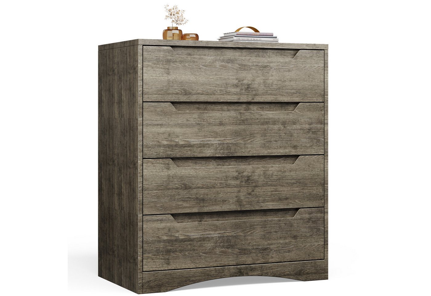 Bealife Kommode weiß, Kommode mit Schubladen, Schrank mit Schubladen, für Wohnzimmer von Bealife