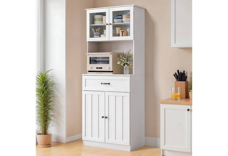 Bealife Sideboard Küchenschrank mit Arbeitsplatte und 2 Schubladen von Bealife