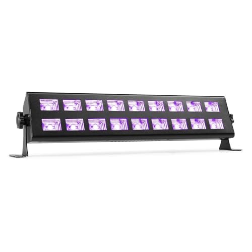 BeamZ BUV293 Schwarzlicht UV Bar mit 18 leistungsstarken 3 Watt UV-LEDs, Schwarzlicht-Effekt, UV-Schwarzlichtbalk BeamZ BUV293 Schwarzlicht UV Bar mit 18 leistungsstarken 3 Watt UV-LEDs, Schwarzlicht-Effekt, UV-Schwarzlichtbalk von Beamz