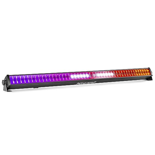 BeamZ LCB288 LED Bar, Bühnenlicht, LED DJ Lichteffekt Bühne, Washer und Strobo, DMX, Master Slave Sync, DJ Lichteffekt, 288 RGB+W SMD LEDs, 3x16 Sektionen, Discolicht Partylicht, Party Beleuchtung BeamZ LCB288 LED Bar, Bühnenlicht, LED DJ Lichteffekt Bühne, Washer und Strobo, DMX, Master Slave Sync, DJ Lichteffekt, 288 RGB+W SMD LEDs, 3x16 Sektionen, Discolicht Partylicht, Party Beleuchtung von Beamz