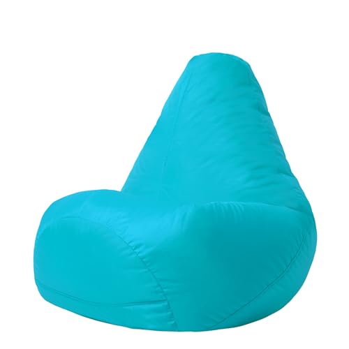 Bean Bag Bazaar Gaming-Sitzsack für Kinder, Türkis, Groß, Sitzsäcke Wasserabweisend, Sitzsäcke für den Innen- und Außenbereich mit Füllung von Bean Bag Bazaar