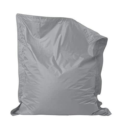 Bean Bag Bazaar Sitzsack Outdoor für Kinder, Grau, Wasserabweisend, XXL Sitzsack Sessel für den Innen- und Außenbereich mit Füllung, Kindersitzsack von Bean Bag Bazaar