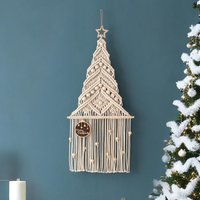Boho Makramee Weihnachtsbaum Wandbehang Dekor X47 Boho Makramee Weihnachtsbaum Wandbehang Dekor X47 von BeanDaikon